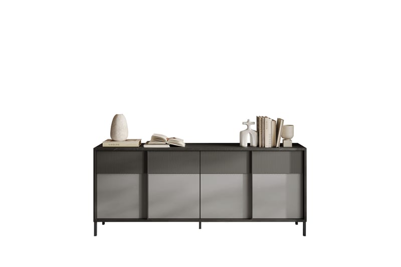 Everest Skänk 206x40 cm - Grå/Mørk Grå - Oppbevaring - Oppbevaringsmøbler - Sideboard & skjenker