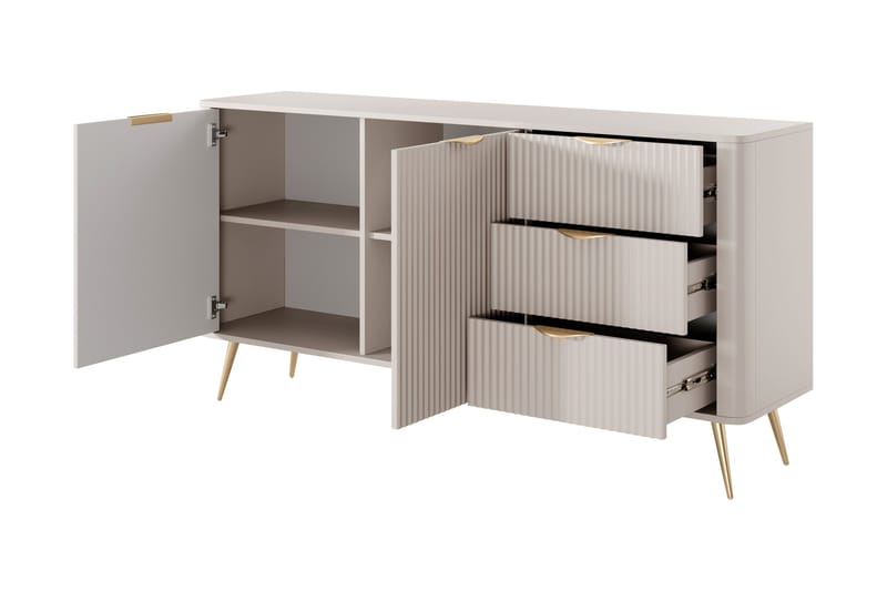 Forba Kommode 164 cm - Beige - Oppbevaring - Oppbevaringsmøbler - Kommode