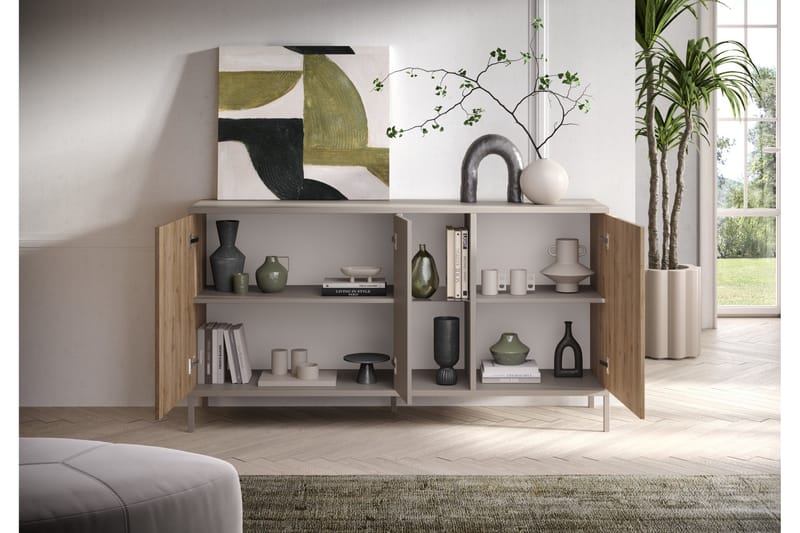 Gent Skänk 160x43 cm - Brun - Oppbevaring - Oppbevaringsmøbler - Sideboard & skjenker