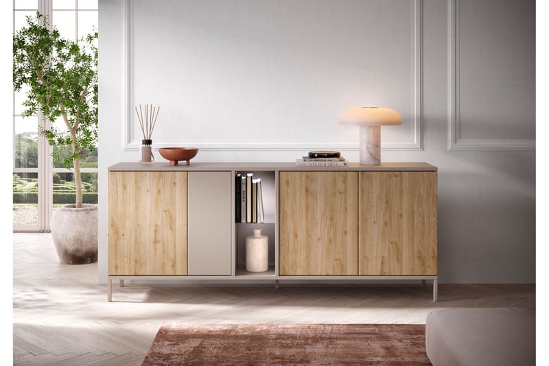 Gent Skänk 210x43 cm - Brun - Oppbevaring - Oppbevaringsmøbler - Sideboard & skjenker