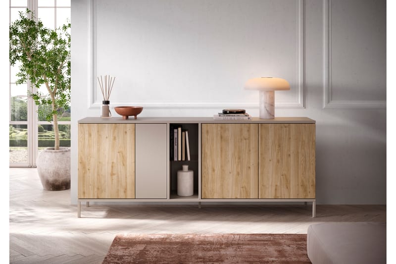 Gent Skänk 210x43 cm - Brun - Oppbevaring - Oppbevaringsmøbler - Sideboard & skjenker