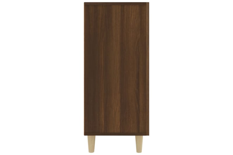 beBasic Skjenk brun eik 90x34x80 cm konstruert tre - Brun - Oppbevaring - Oppbevaringsmøbler - Kommode - Entrekommode