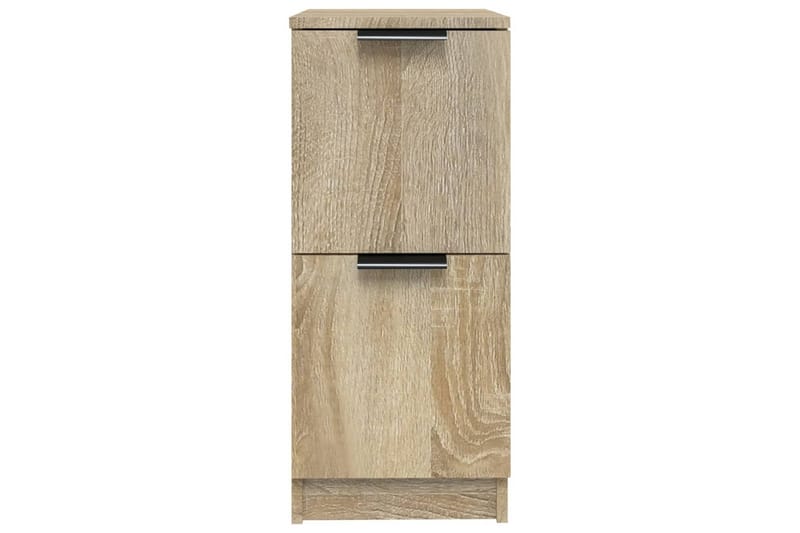 beBasic Skjenker 2 stk sonoma eik 30x30x70 cm konstruert tre - Brun - Oppbevaring - Oppbevaringsmøbler - Kommode - Entrekommode