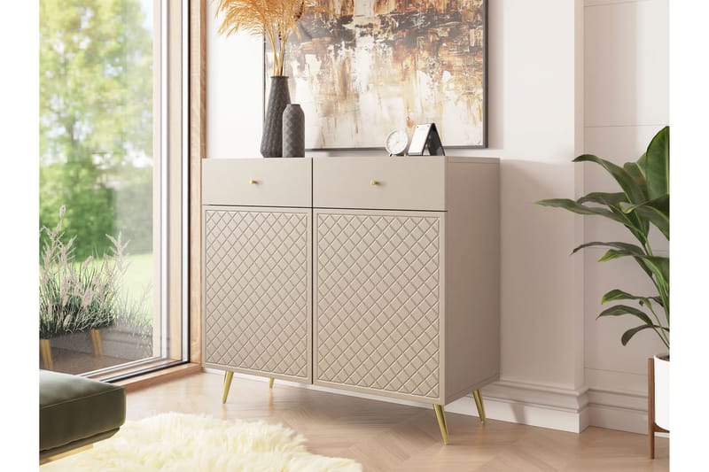 Hester Kommode 100 cm - Sand beige - Oppbevaring - Oppbevaringsmøbler - Kommode - Entrekommode