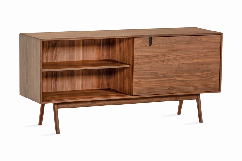 Jerup Sideboard 160x45 cm Massiv Valnøtt - Brun - Oppbevaring - Oppbevaringsmøbler - Kommode