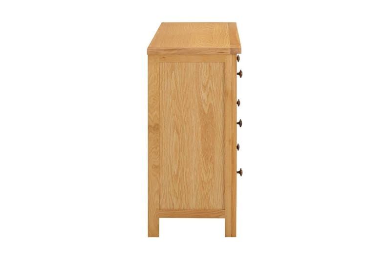 Kommode 105x33,5x73 cm heltre eik - Oppbevaring - Oppbevaringsmøbler - Kommode - Entrekommode