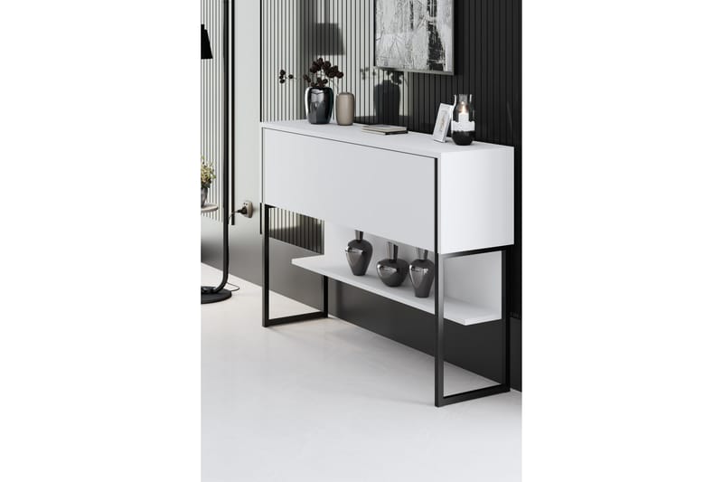 Luxe Kommode 120 cm - Svart/Hvit - Oppbevaring - Oppbevaringsmøbler - Kommode