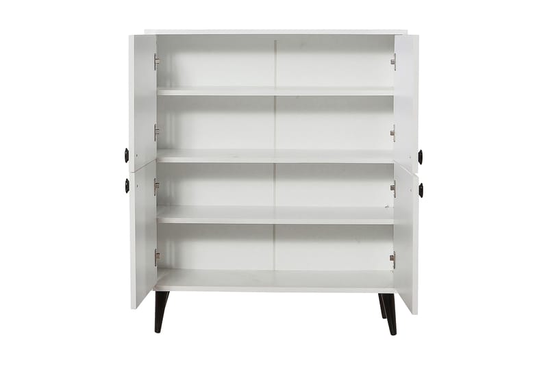 Multi Purpose Cabinet Hvit|Svart - Oppbevaring - Oppbevaringsmøbler - Kommode