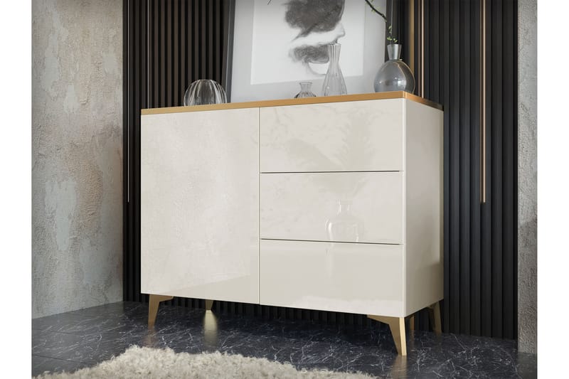 Royston Kommode 100 cm - Beige - Oppbevaring - Oppbevaringsmøbler - Kommode - Entrekommode