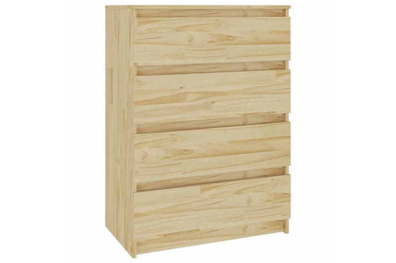 Sideskap 60x36x84 cm heltre furu - Brun - Oppbevaring - Oppbevaringsmøbler - Kommode - Entrekommode