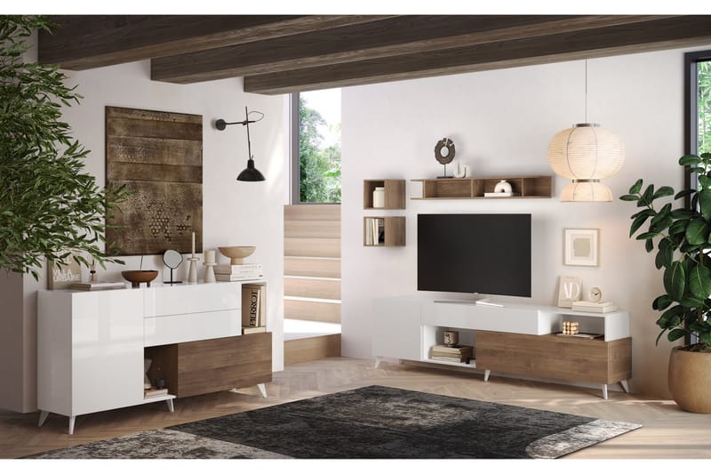 Monaco Skänk 181x42 cm - Messing - Oppbevaring - Oppbevaringsmøbler - Sideboard & skjenker