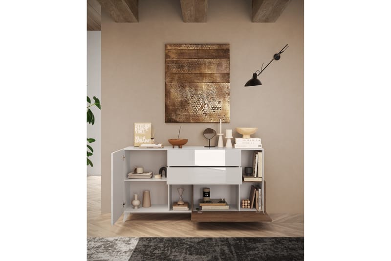 Monaco Skänk 181x42 cm - Messing - Oppbevaring - Oppbevaringsmøbler - Sideboard & skjenker