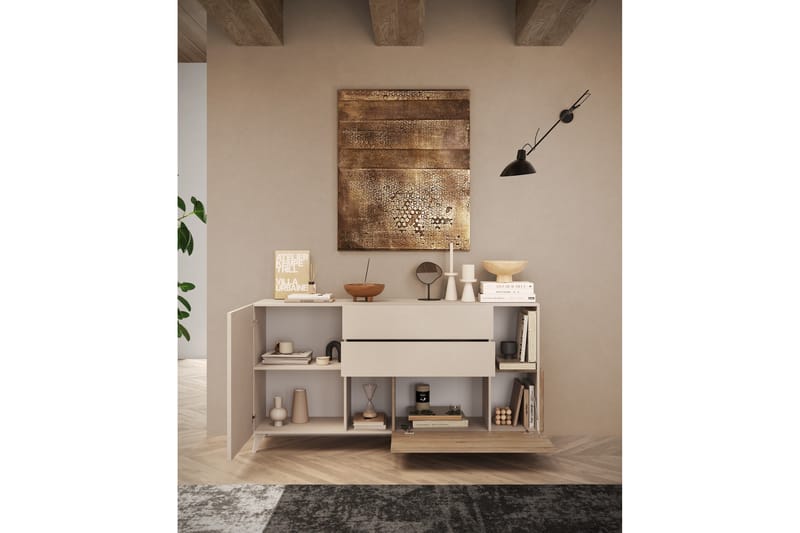 Monaco Skänk 181x42 cm - Messing - Oppbevaring - Oppbevaringsmøbler - Sideboard & skjenker