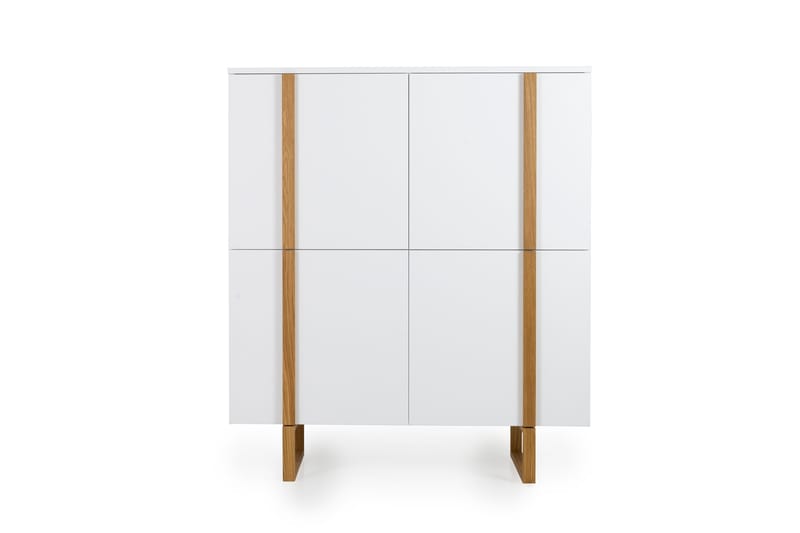 Birka Sideboard 118x43 cm - Ek/Hvit - Sideboard & skjenker