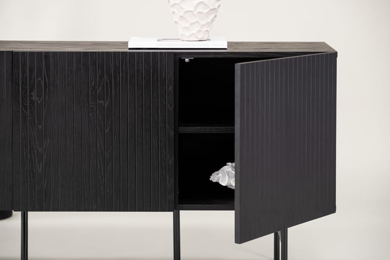 Björkön Skjenk 150x41,8 cm - Svart - Oppbevaring - Oppbevaringsmøbler - Sideboard & skjenker