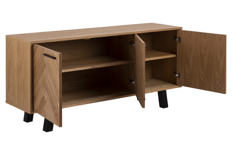 Bogulin Sideboard 40x150 cm - Natur/Svart - Oppbevaring - Oppbevaringsmøbler - Sideboard & skjenker