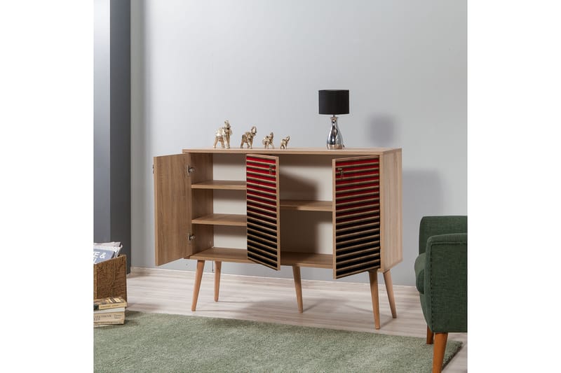 Brokind Skjenk 120 cm - Brun - Sideboard & skjenker