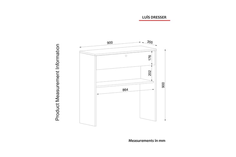 Chaylin Sideboard 90 cm - Valnøtt|Svart - Oppbevaring - Oppbevaringsmøbler - Sideboard & skjenker