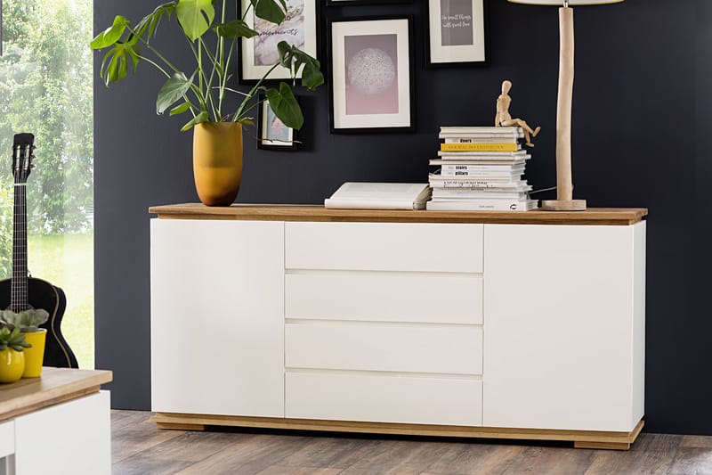 Chiaro Skjenk 172 cm - Hvit - Oppbevaring - Oppbevaringsmøbler - Sideboard & skjenker