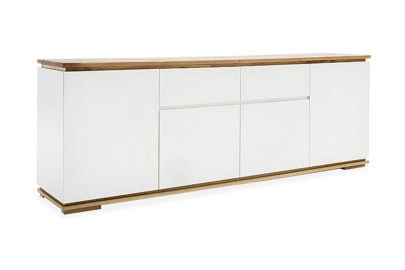 Chiaro Skjenk 182 cm - Hvit - Oppbevaring - Oppbevaringsmøbler - Sideboard & skjenker