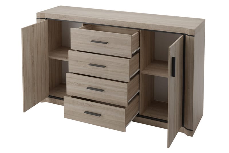 Dallas Skjenk 157x43,5x91 cm - Oppbevaring - Oppbevaringsmøbler - Sideboard & skjenker