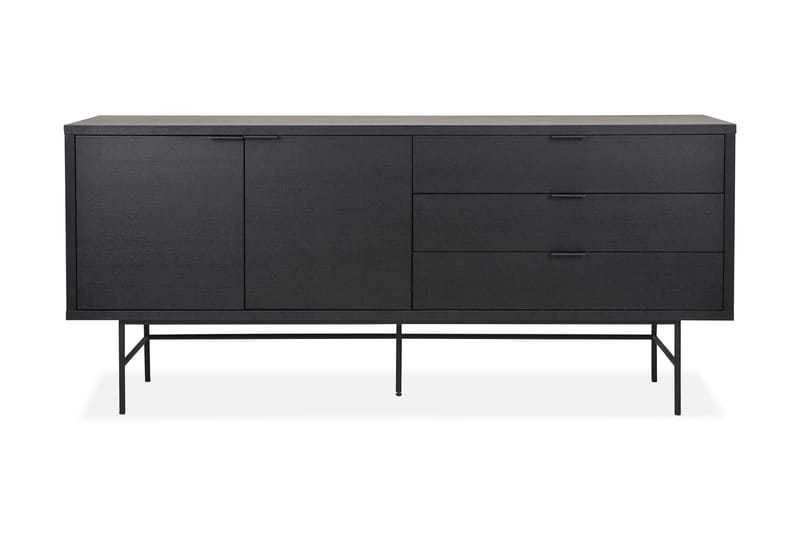 Delera Sideboard 200 cm - Svart - Oppbevaring - Oppbevaringsmøbler - Sideboard & skjenker