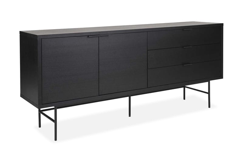 Delera Sideboard 200 cm - Svart - Oppbevaring - Oppbevaringsmøbler - Sideboard & skjenker