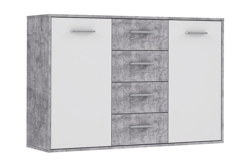 Haba Skjenk 34x123 cm - Grå - Oppbevaring - Oppbevaringsmøbler - Sideboard & skjenker