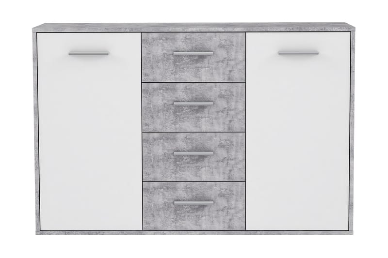 Haba Skjenk 34x123 cm - Grå - Oppbevaring - Oppbevaringsmøbler - Sideboard & skjenker