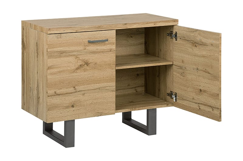 Harvley Skjenk med 2 Dører - Tre/Natur - Oppbevaring - Oppbevaringsmøbler - Sideboard & skjenker