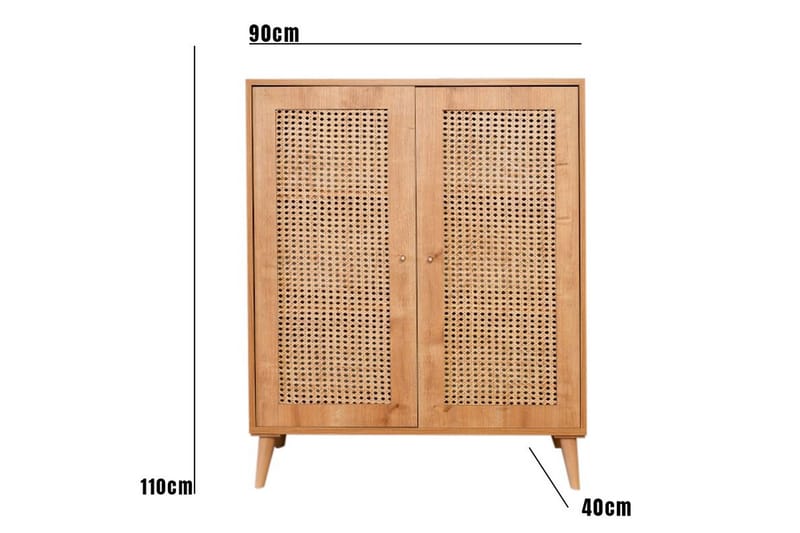 Hazeran Skjenk 40 cm - Eik - Oppbevaring - Oppbevaringsmøbler - Sideboard & skjenker