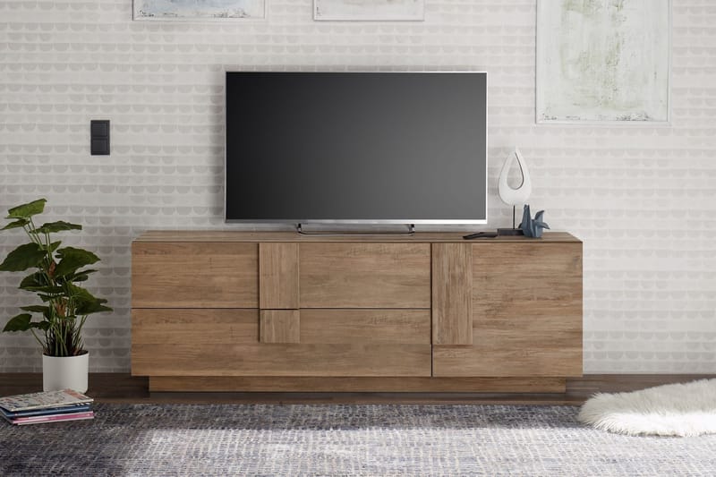 Helmund Sideboard 182 cm - Brun - Oppbevaring - Oppbevaringsmøbler - Sideboard & skjenker