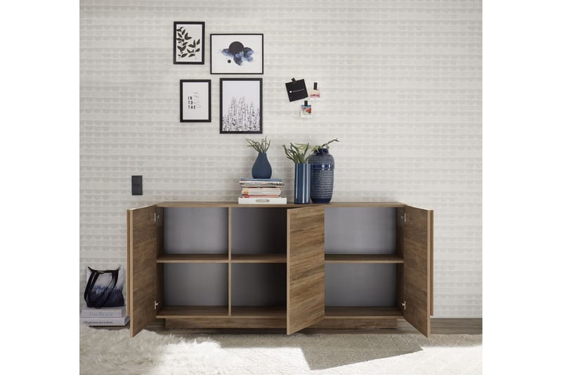 Helmund Sideboard 182 cm - Brun - Oppbevaring - Oppbevaringsmøbler - Sideboard & skjenker