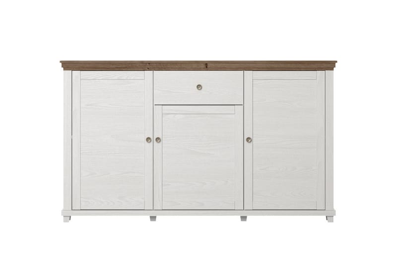 Ivreri Sideboard 42x160 cm - Hvit/Natur - Oppbevaring - Oppbevaringsmøbler - Sideboard & skjenker