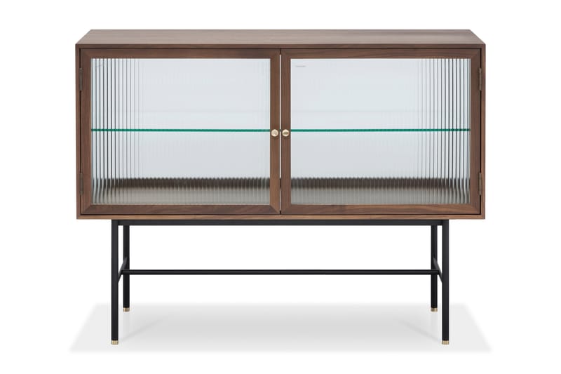 Jelric Sidebord 42 cm dybde 120 cm bredde 90 cm høyde - Valnøttsfarget - Oppbevaring - Oppbevaringsmøbler - Sideboard & skjenker