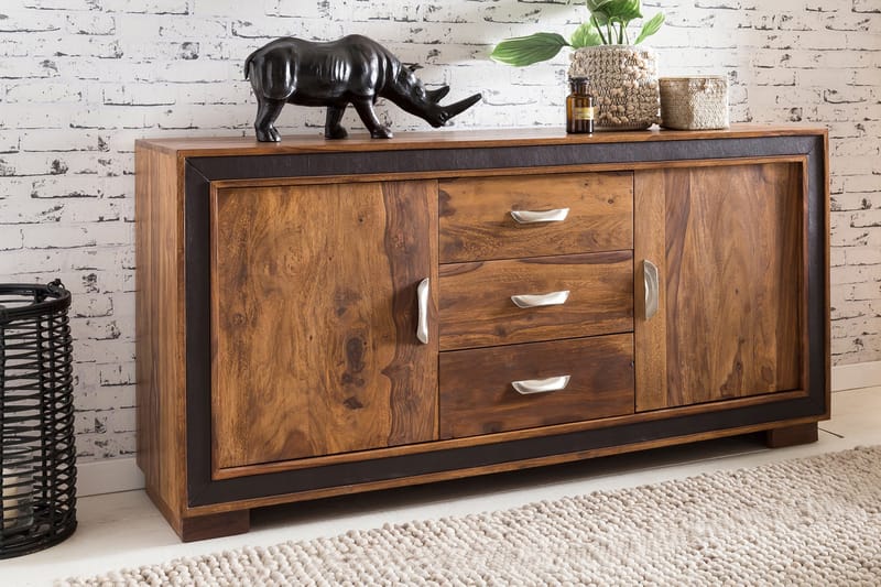 Luqman Skjenk 160x44 cm - Brun - Oppbevaring - Oppbevaringsmøbler - Sideboard & skjenker