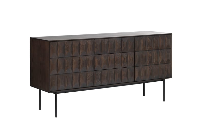 Merciat Sideboard 3 delar 160 cm - Brun - Sideboard & skjenker