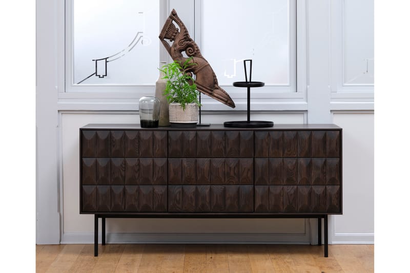 Merciat Sideboard 3 delar 160 cm - Brun - Sideboard & skjenker