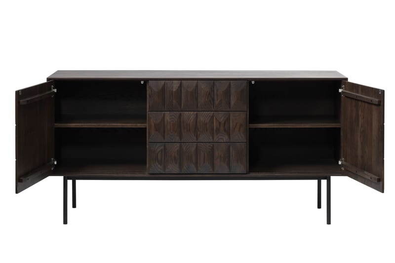 Merciat Sideboard 3 delar 160 cm - Brun - Sideboard & skjenker