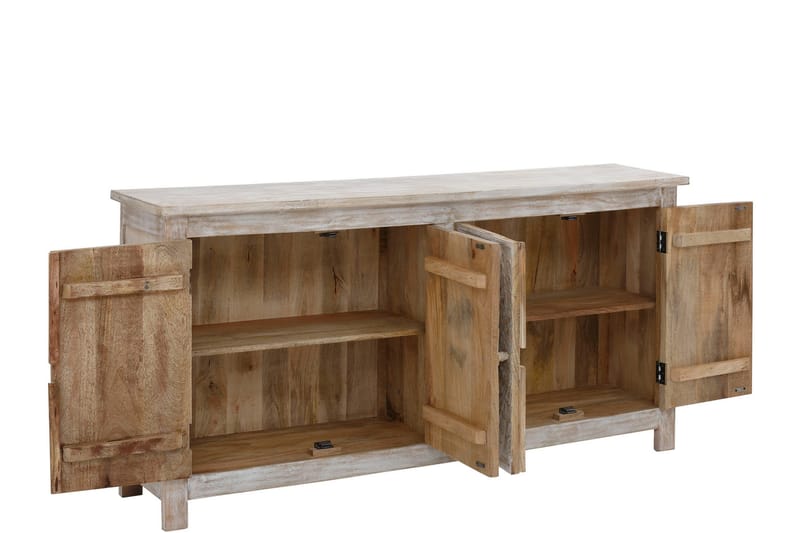 Mikei Skjenk 175x40 cm - Lys brun - Oppbevaring - Oppbevaringsmøbler - Sideboard & skjenker