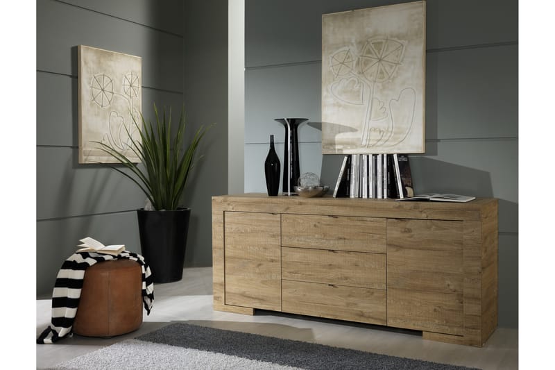 Milano Skjenk 191 cm - Tre/Natur - Oppbevaring - Oppbevaringsmøbler - Sideboard & skjenker