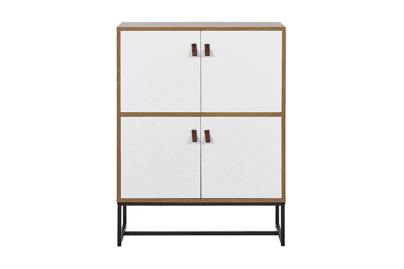 Nueva skjenk 76x39 cm - Lysebrun / Hvit - Oppbevaring - Oppbevaringsmøbler - Sideboard & skjenker