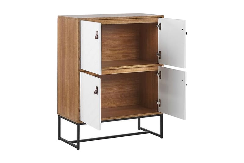 Nueva skjenk 76x39 cm - Lysebrun / Hvit - Oppbevaring - Oppbevaringsmøbler - Sideboard & skjenker