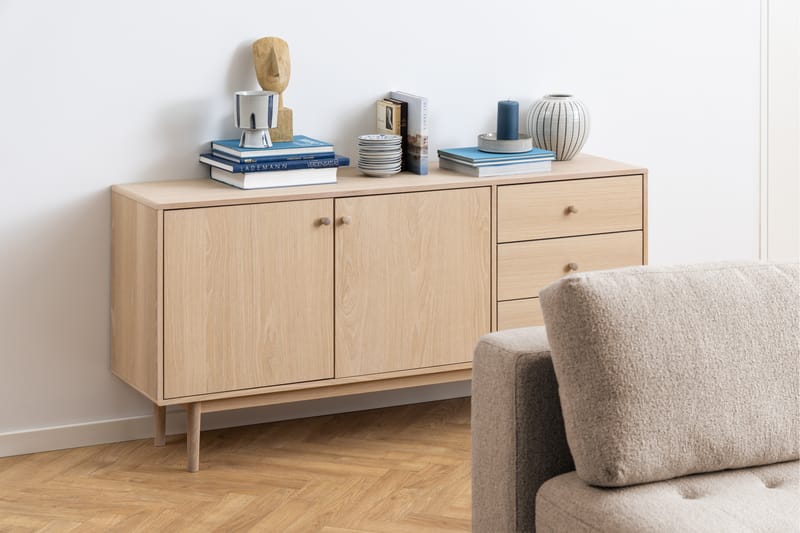 Salama Skjenk 160 cm - Hvid - Oppbevaring - Oppbevaringsmøbler - Sideboard & skjenker