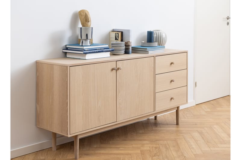 Salama Skjenk 160 cm - Hvid - Oppbevaring - Oppbevaringsmøbler - Sideboard & skjenker