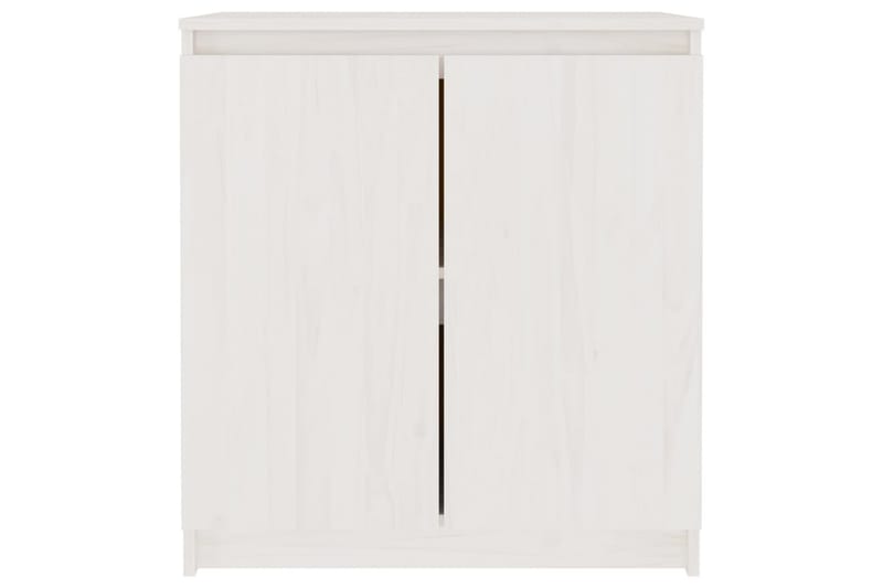 Sideskap hvit 60x36x65 cm heltre furu - Hvit - Oppbevaring - Oppbevaringsmøbler - Sideboard & skjenker