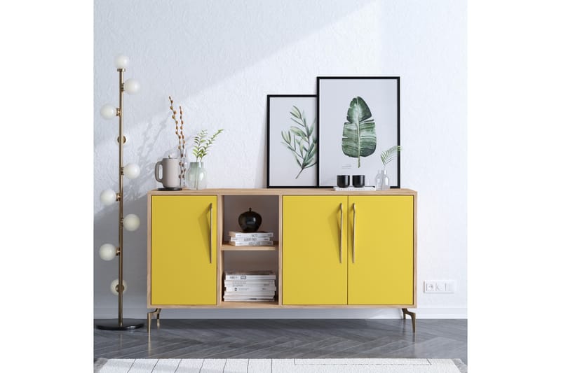 Sidobord Ek|Gul - Oppbevaring - Oppbevaringsmøbler - Sideboard & skjenker