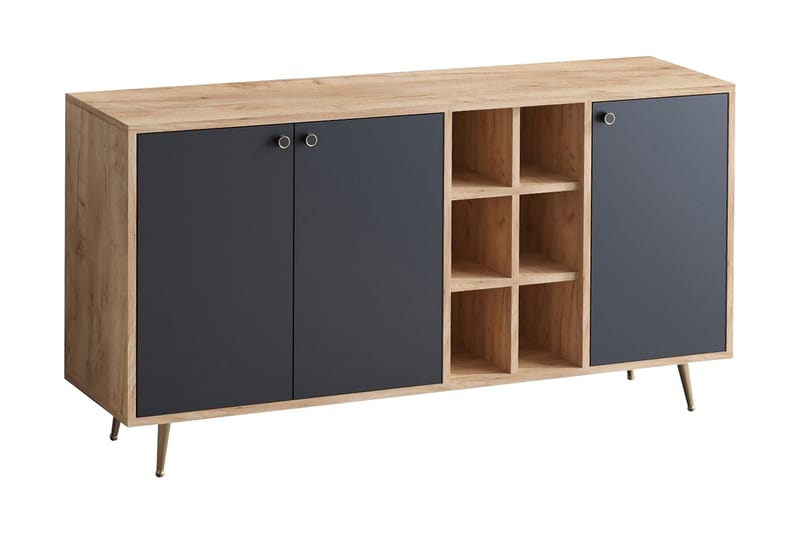 Sidobord Ek|Svart - Oppbevaring - Oppbevaringsmøbler - Sideboard & skjenker