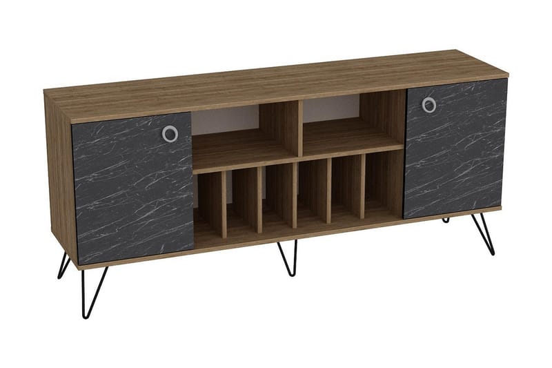 Sincerely Sidebord 180 cm - Valnøtt|Svart - Oppbevaring - Oppbevaringsmøbler - Sideboard & skjenker