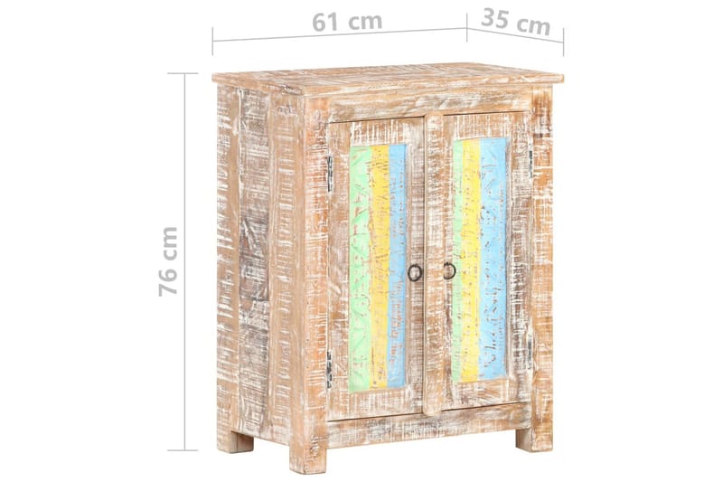 Skjenk 61x35x76 cm grovt akasietre - Oppbevaring - Oppbevaringsmøbler - Sideboard & skjenker